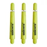 Násadky na šipky Unicorn Gripper4, 41 mm, dlouhé, neon žluté