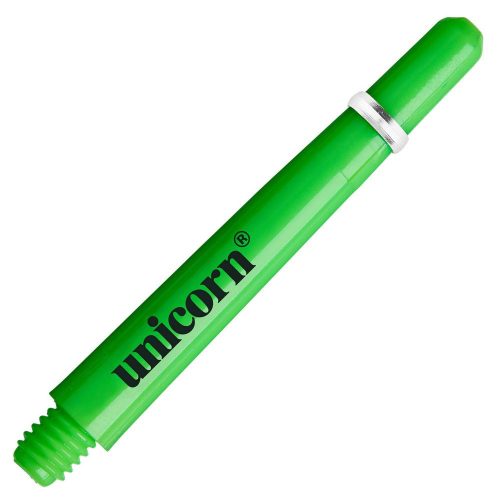 Násadky na šipky Unicorn Gripper4, 47 mm, extra dlouhé, neon zelené