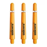 Násadky na šipky Unicorn Gripper 4, 29 mm, extra krátke, neon oranžové