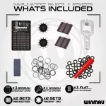 Sada doplňků na šipky Winmau Ultimate Tune-Up Kit