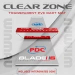 Winmau Clearzone PVC šípkový koberec s integrovanou startovací lištou