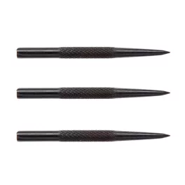 Hroty na šipky Winmau steel vroubkované, kovové, černé 32mm - 3ks