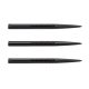 Hroty na šipky Winmau steel drážkované, kovové, černé 32mm - 3ks
