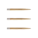 Náhradní hroty do steel šipek Winmau Titan-nitridový povrch, zlaté 32mm - 3ks