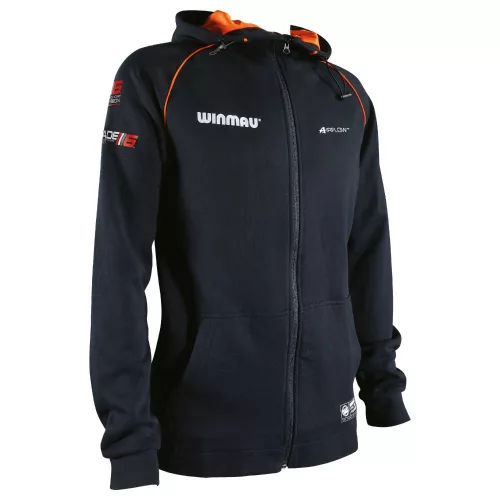 Mikina na zip s kapucí Winmau Pro-Line Blade 6 Hoody, velikost XXL