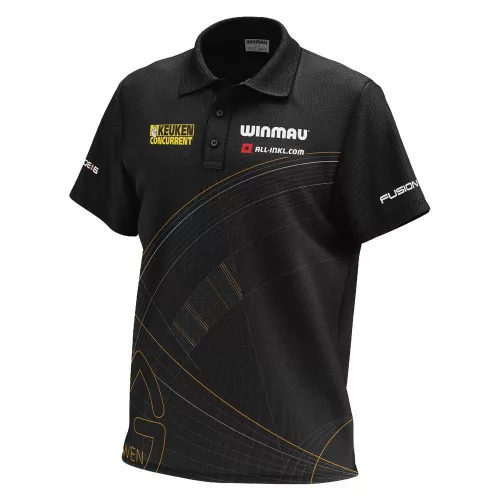 Turnajový dres Winmau MvG Limited Edition Tour Polo 2025, velikost XXL