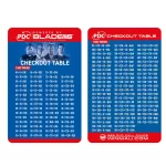 Winmau Výstupní tabulka pro darts, PDC logo