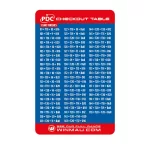 Winmau Výstupní tabulka pro darts, PDC logo