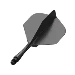 Integrované letky a násadky Winmau Fusion černé, No2 letky a krátké násadky