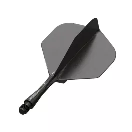 Integrované letky a násadky Winmau Fusion černé, No2 letky a krátké násadky