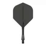 Integrované letky a násadky Winmau Fusion černé, No2 letky a krátké násadky