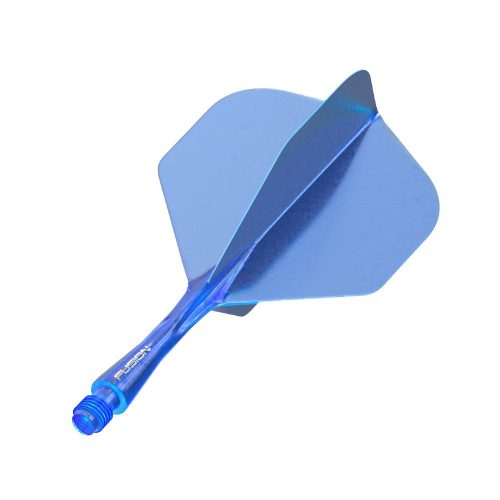 Integrované letky a násadky Winmau Fusion modré, No2 letky a krátké násadky
