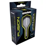 Integrované letky a násadky Winmau Fusion průhledné šedé, standardní letky a střední násadky