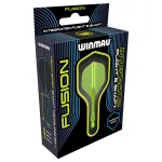 Integrované letky a násadky Winmau Fusion žluté, standardní letky a dlouhé násadky