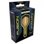 Integrované letky a násadky Winmau Fusion oranžové, No2 letky a dlouhé násadky