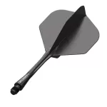 Integrované letky a násadky Winmau Fusion černé, No2 letky a dlouhé násadky