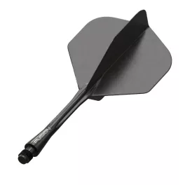Integrované letky a násadky Winmau Fusion černé, No2 letky a dlouhé násadky