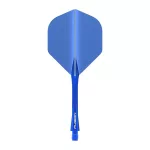 Integrované letky a násadky Winmau Fusion modré, No2 letky a dlouhé násadky