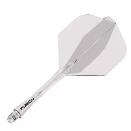 Winmau Fusion průhledné, No2 letky a krátké násadky
