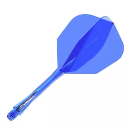   Letky a násadky v jednom Winmau Fusion modré, No6 letky a dlouhé násadky