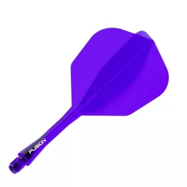   Winmau Fusion fialové, integrované No6 letky a střední násadky