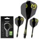 Winmau Fusion MvG Pac Man, No6 letky a střední násadky