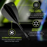 Winmau Fusion černé, Arrow letky a dlouhé násadky