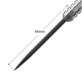 Náhradní hroty na steel šipky Harrows černé, 44mm, 3ks