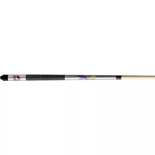Kulečníkové tágo Junior stříbrné 122cm/12cm, dvoudílné