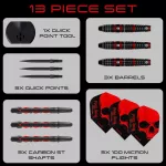 Šipky steel Harrows Ryan Searle Series 1 30g QP 90% wolfram
