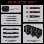 Šipky steel Harrows Ryan Searle Series 2 30g QP 90% wolfram