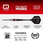 Šipky steel Harrows Ryan Searle Series 2 32g QP 90% wolfram