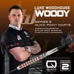 Šipky steel Harrows Luke Woodhouse Series 2 23g QP 90% wolfram