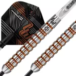Šipky steel Harrows Luke Woodhouse Series 2 25g, 90% wolfram