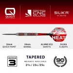 Šipky steel Harrows Damon Heta Series 3 21g QP 90% wolfram