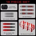 Šipky steel Harrows Damon Heta Series 3 21g QP 90% wolfram