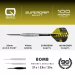 Šipky steel Harrows NX90 Bomb 21g QP 90% wolfram