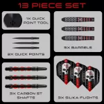Šipky steel Harrows Ryan Searle Series 3 24g Quick Point 90% wolfram