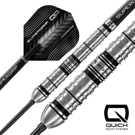   Šipky steel Harrows Supergrip Tapered 30g Quick Point 90% wolfram