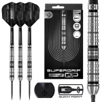 Šipky steel Harrows Supergrip Tapered 30g Quick Point 90% wolfram
