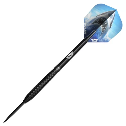 Šipky steel Bull's Shark Pro Black 22g, 90% wolfram