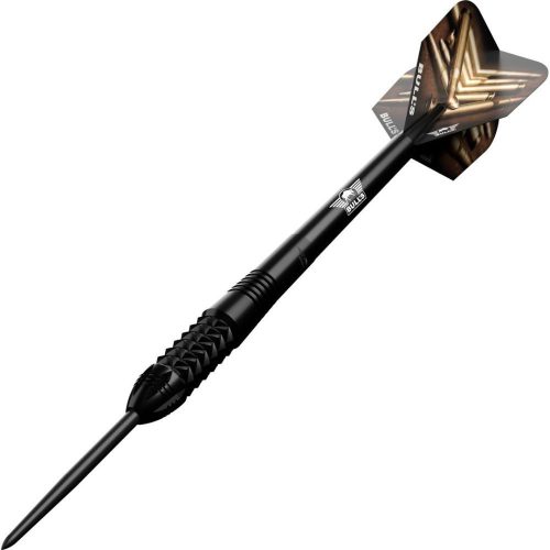 Šipky steel Bull's Caliber Black 22g, 90% wolfram