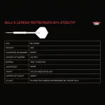 Šipky steel Bull's Lerena Rietbergen 24g 90% wolfram