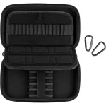 Pouzdro Bull's Morph stříbrné na 2 sety šipek