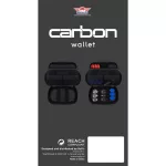 Pouzdro Bull's Carbon Wallet černé na 2 sety šipek