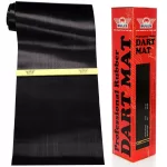 Pryžový koberec před terč Bulls Rubber Oche 300×60cm černý