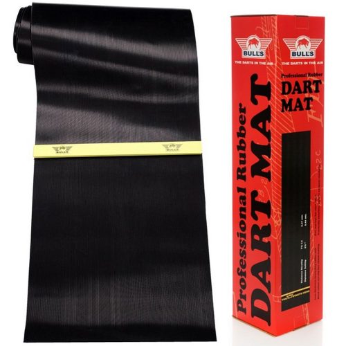 Pryžový koberec před terč Bulls Rubber Oche 300×60cm černý