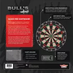 Sisalový terč Bull's Shark Pro 2026 turnajová kvalita