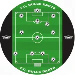 Sisalový terč Bull's Football