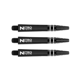 Násadky na šipky Red Dragon Nitrotech plastové černé, krátké